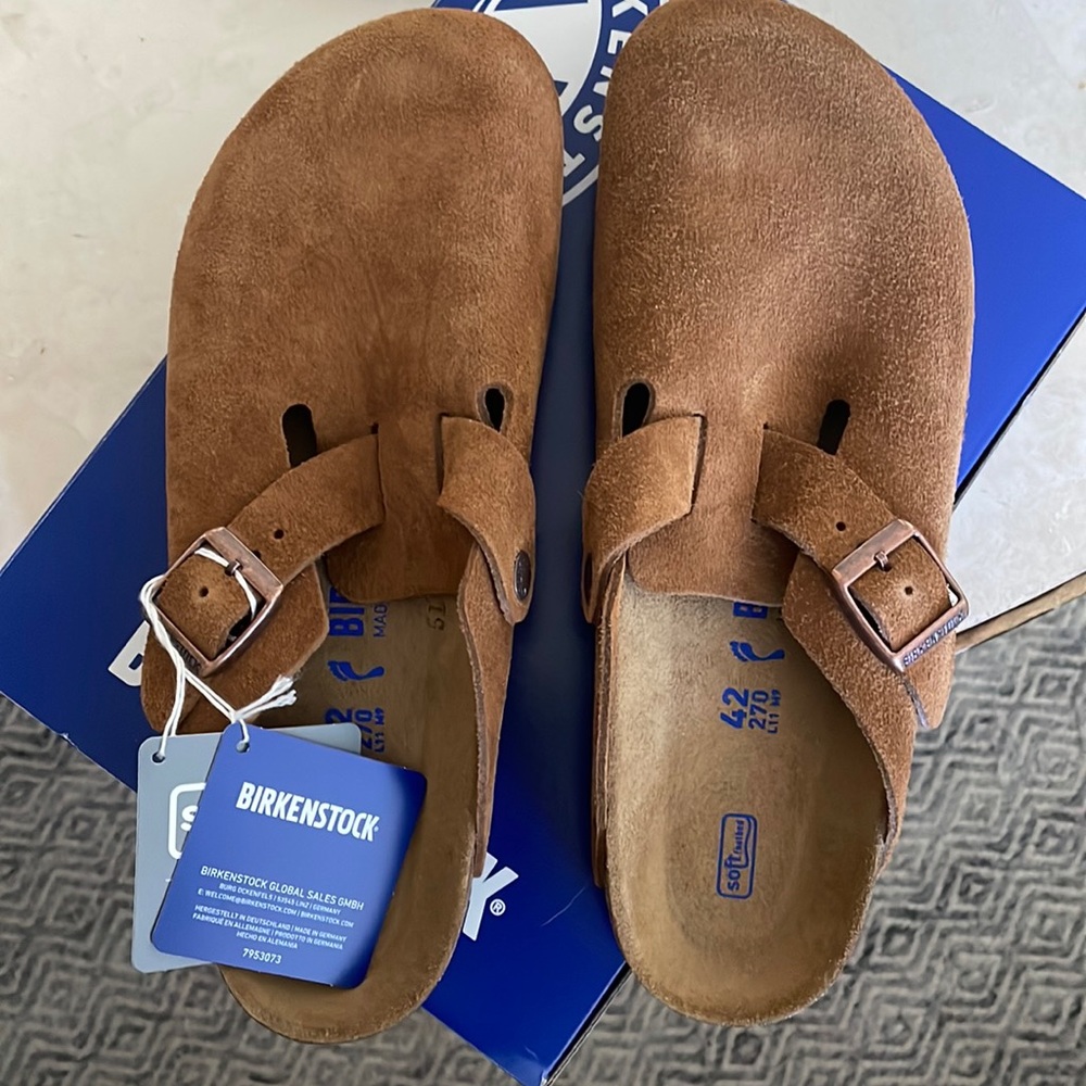 NWT Birkenstock Boston - Mink color